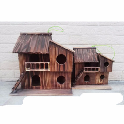 Creative Handmade Wooden BirdHouse Bird Nest Bird Feeder