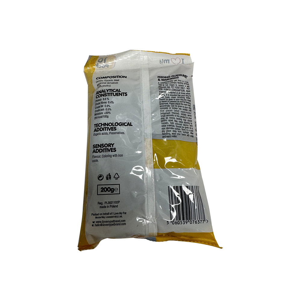 10 Pack Pet Dog Treats Marrowbone Sticks Flow Pack - Image 3