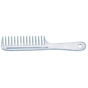 Aluminum mane comb with handle