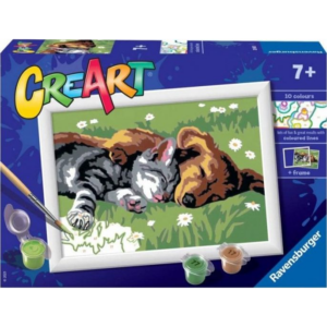 Ravensburger Creative and Art Toys 201891 CreArt Sleeping Dog and Cat