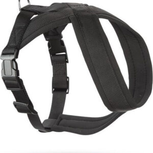 Beeztees sport - hondentuig - nylon - zwart - 74-100 cm