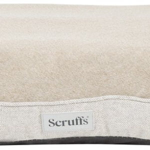 Scruffs harvard hondenkussen - orthopedisch matras - memory foam - pearl grey - l - 100 x 70 cm