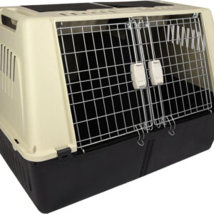 Flamingo hondentransportbox tripper xl - grijs - 100 x 60 x 66 cm