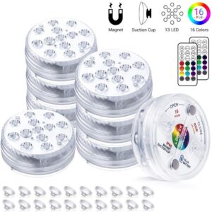 16 Colors Rgb Submersible Pool Light With Rf Remote Control - Illuminate Your Water Wonderland