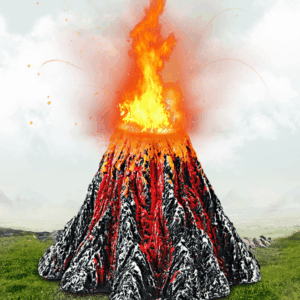Magma Magic Resin Volcano For Aquariums