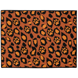 Leopawd Print Dog Mat