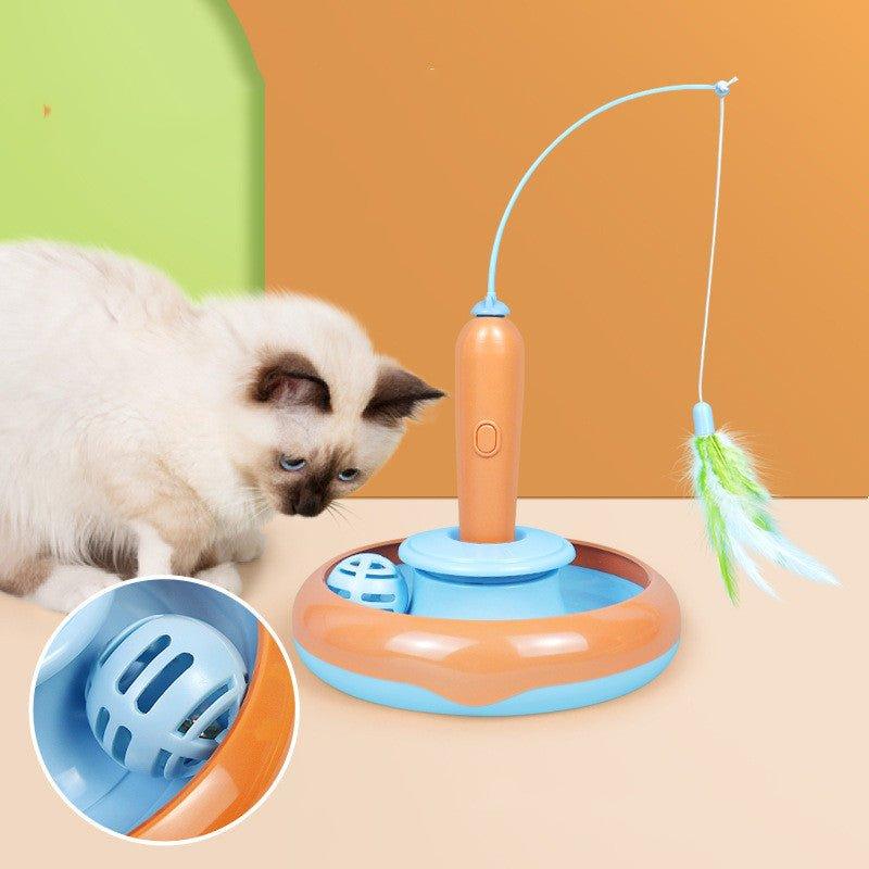 2in1petcattoywithfeatherforselfplaycatturntablepetssuppliescattoytoyscatsitemsproducts669601jpg Urban Pet Play Ltd | AwardWinning Pet Care Pet Shop