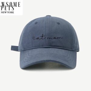 CAT MOM HAT - NAVY BLUE