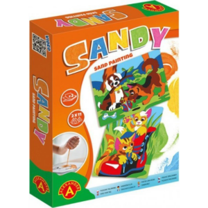 Alexander Toys Sandy Sand Painting Dog + Cat Kifestő szett