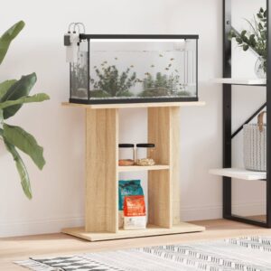 Vidaxl aquarium stand 60x30x60 cm processed wood sonoma oak color