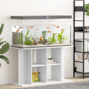 Vidaxl aquarium stand 100x40x60 cm processed wood white