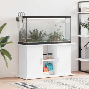 Vidaxl aquarium stand 101x41x58 cm processed wood white