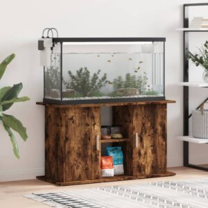 Vidaxl aquarium stand 101x41x58 cm processed wood smoked oak color