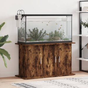 Vidaxl aquarium stand 101x41x58 cm processed wood smoked oak color