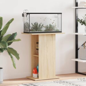 Vidaxl Aquarium Cabinet Sonoma Oak 60.5x36x72.5 cm Engineered Wood