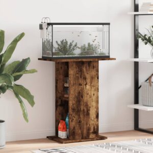 Vidaxl aquarium stand 60.5x36x72.5 cm processed wood smoked oak
