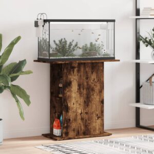 Vidaxl aquarium stand 75x36x72.5 cm processed wood smoked oak