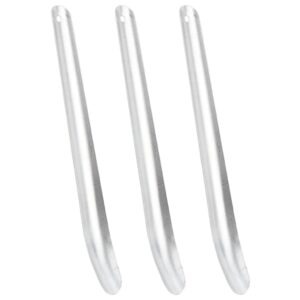 Vidaxl sweat scrapers horse 3 pcs aluminum silver colored