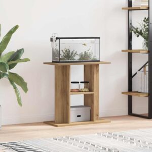 Vidaxx aquarium stand 60x30x60cm crafted wood, artisanal oak color