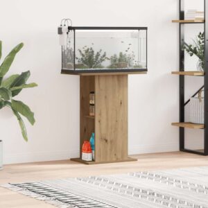 Vidaxx aquarium stand 36x60.5x72.5 cm crafted wood, artisanal oak