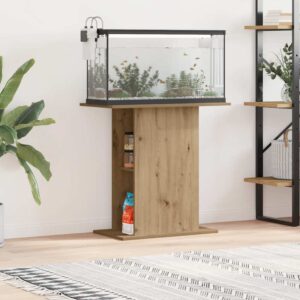 Vidaxx aquarium stand 36x75x72.5 cm crafted wood, artisanal oak