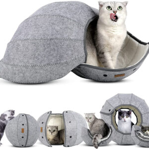 Foldable Cat Tunnel Toy