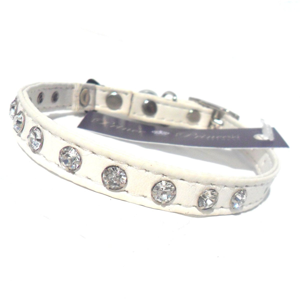 GLAMOURPUSSCATCOLLARSSafetyJointWhitejpg Urban Pet Play Ltd | AwardWinning Pet Care Pet Shop