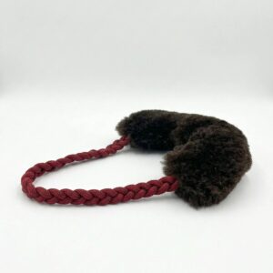 Wool Loop Tug Toy - Black