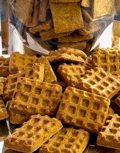 Banana Nut Waffle Crunchy Dog Treats | Made in USA