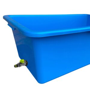 Blue Dog Bath with Drain Valve (Lime) DIY Workshop Accessory Pet and Pond Supply