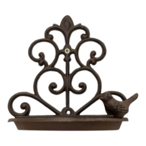 Cast Iron Bird Feeder 18cm X 10cm X 18cm
