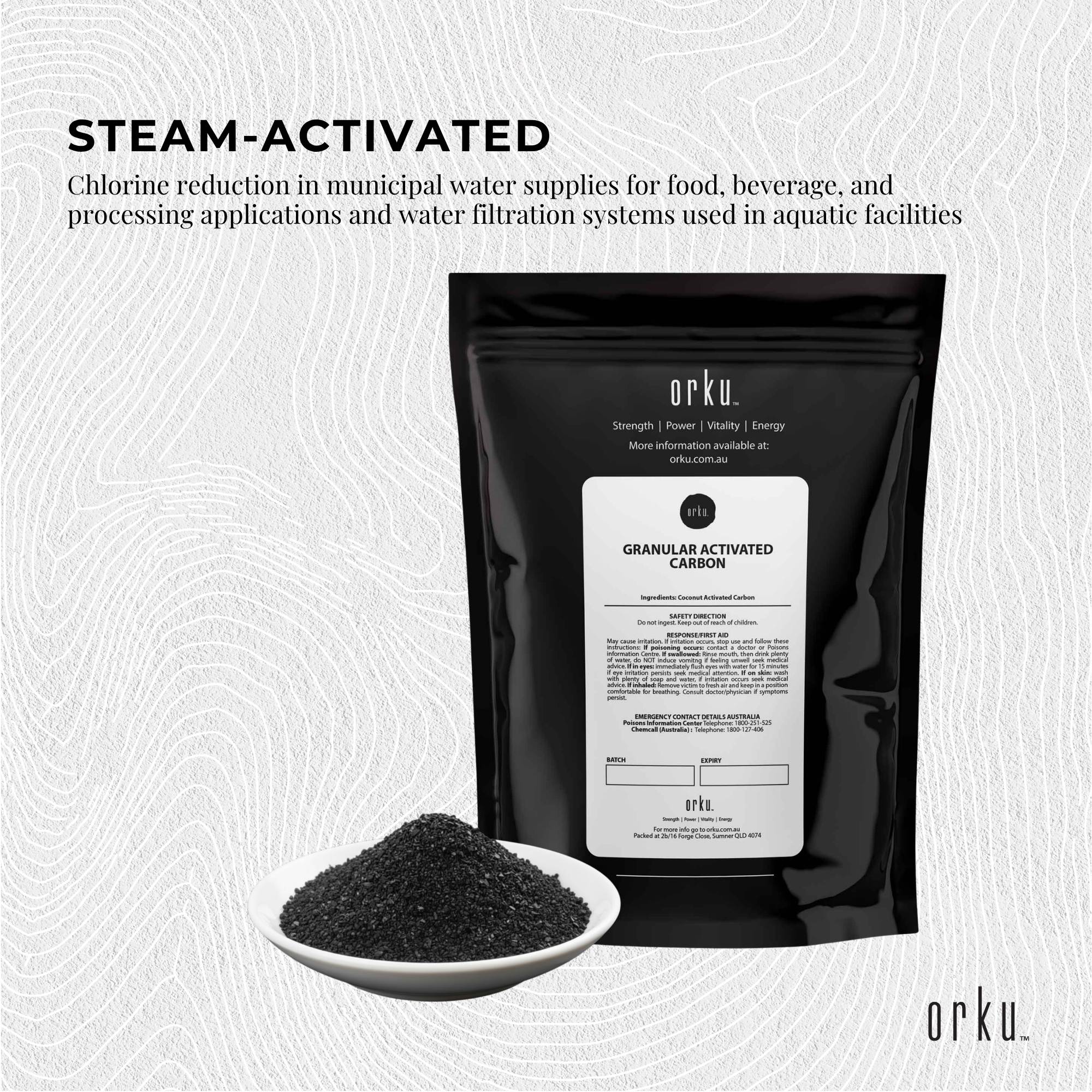Orku100gGranularActivatedCarbonGACCoconutShellCharcoalFiltrationMedia3cd179e981jpg Urban Pet Play Ltd | AwardWinning Pet Care Pet Shop