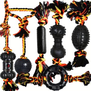 Dog Chew Toys for Small Breeds Rubber (6pcs)