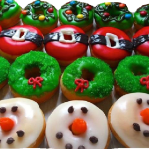 Christmas Donuts (Qty 12)