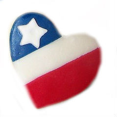 Patriotic Hearts (Qty 12)
