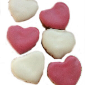 Mini Hearts 1 inch Decorated Per Pound