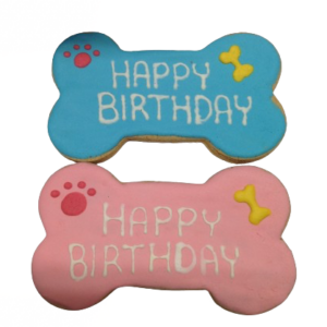 5 inch Birthday Dog Bone Treat (Qty 6)