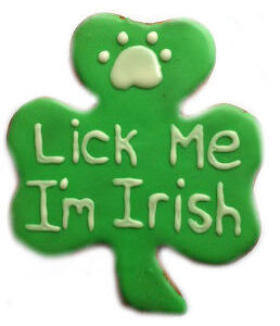 Lick Me Im Irish Shamrock Cookie (Qty 2)
