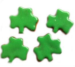 Mini Shamrocks 1 inch Decorated Per Pound