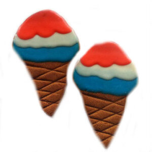 Patriotic Ice Cream Cones (Qty 12)