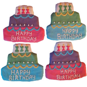 Birthday Cake Dog Treats (Qty 6)