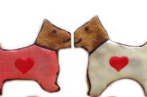 Valentine Scottie Dogs (Qty 12)