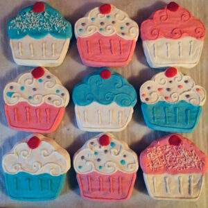 Birthday Cupcakes Dog Treats (Qty 12)