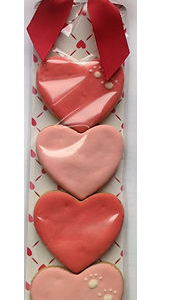 Valentine Hearts Packaged Qty 6