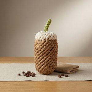 Handcrafted Monli Coffee Dog Toy
