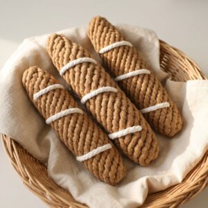 Handcrafted Baguette Pet Toy