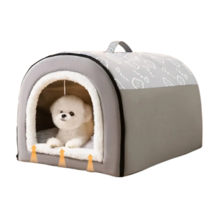 Warm Enclosed Dog Bed for All Seasons