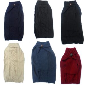Cable Knit Dog Jumper Sweater