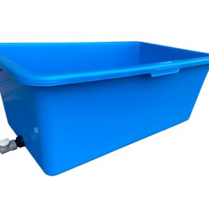 Blue Dog Bath with Drain Valve (WL) DIY Workshop Accessory Pet and Pond Supply