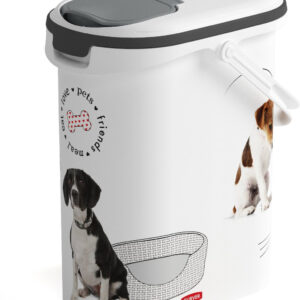 Curver food container dog - 10l - 4kg - 30x19x35cm - white gray